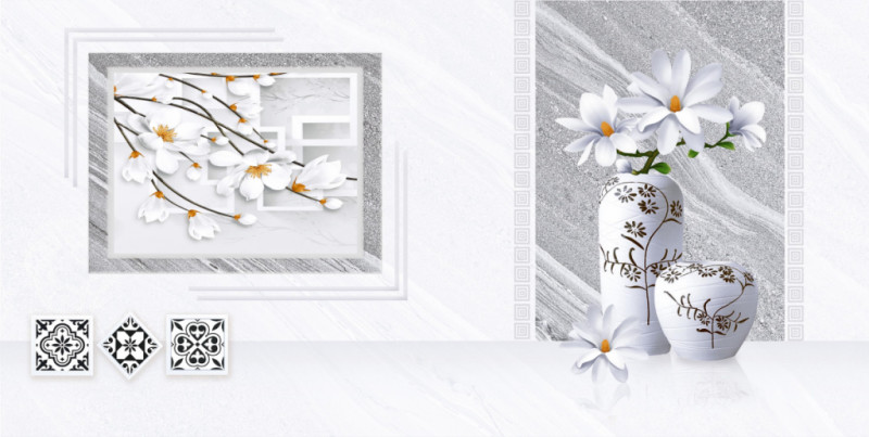 Gạch ốp tường Hoa Cúc